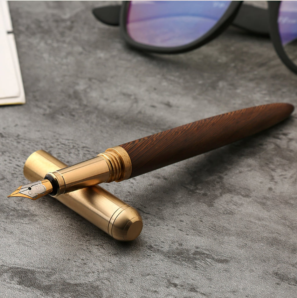 Nibwood Classic wood and brass fountain pen
