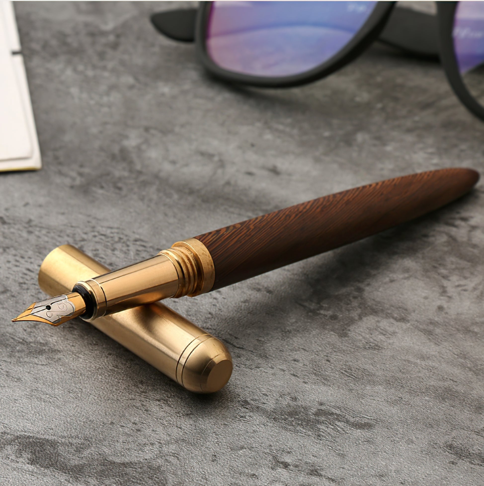Nibwood Classic wood and brass fountain pen