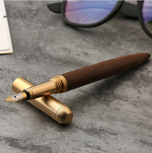 Nibwood Classic wood and brass fountain pen