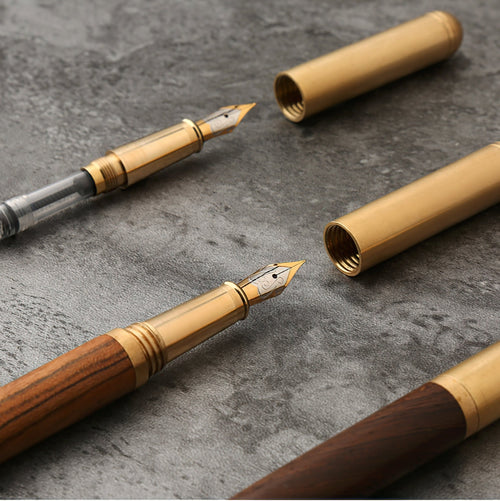 Nibwood Classic wood and brass fountain pen