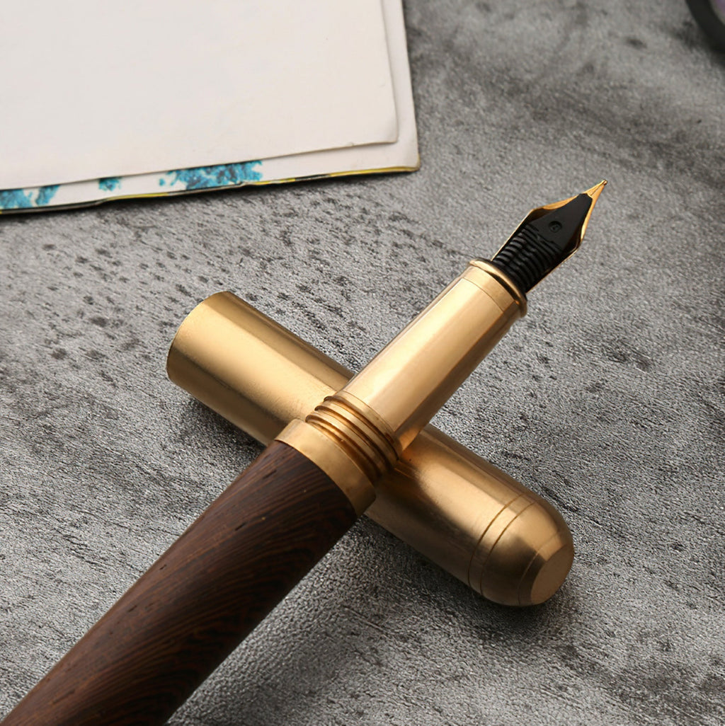 Nibwood Classic wood and brass fountain pen