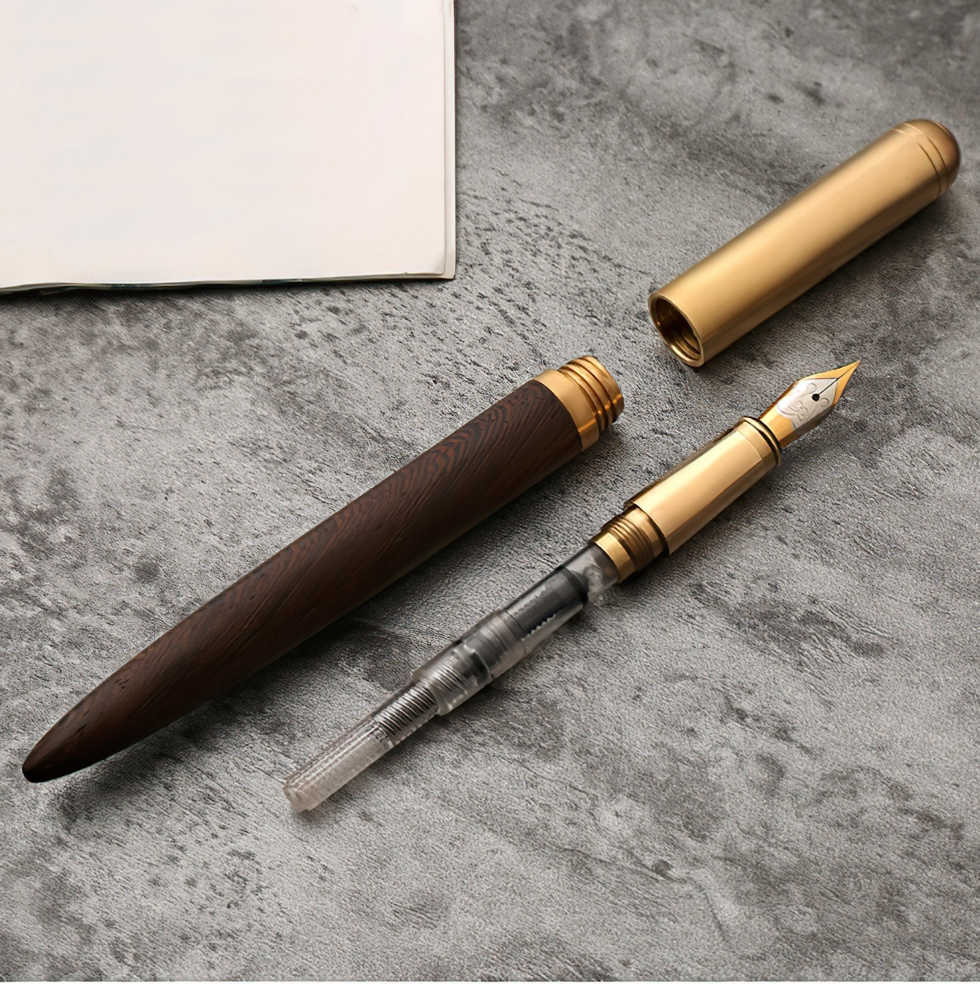 Nibwood Classic wood and brass fountain pen