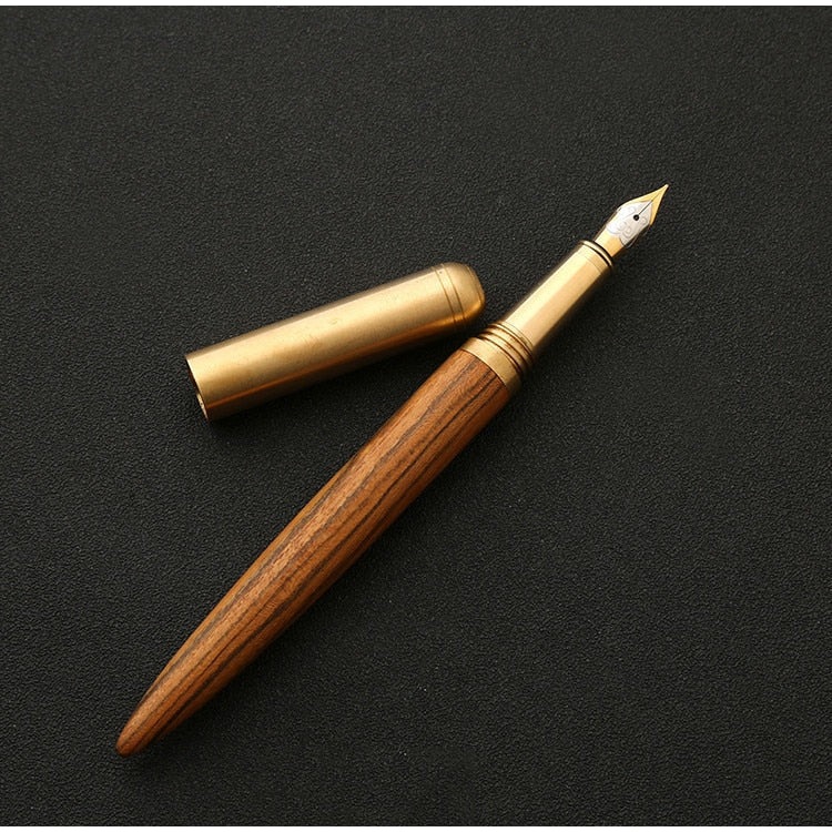 Nibwood Classic wood and brass fountain pen